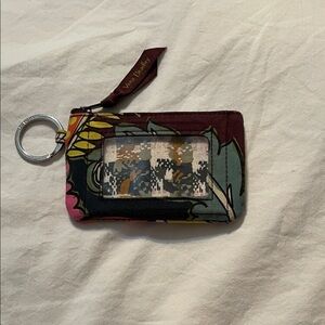 Vera Bradley Multicolor Floral Keychain Wallet